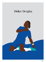 Poster: Didier Drogba, av Tim Hansson