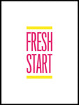 Poster: Fresh Start, av Esteban Donoso