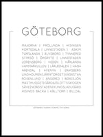 Poster: Göteborg, av Lucky Me Studios