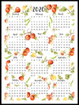 Poster: Harvey English Calendar, av Annas Design & Illustration