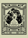 Poster: Lion Hair Grey, av Grafiska huset