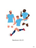 Poster: Manchester City FC, av Tim Hansson