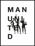 Poster: Manchester United legends, av Tim Hansson