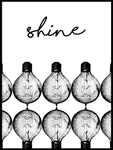 Poster: Shine, av Anna Mendivil / Gypsysoul