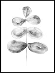 Poster: Sommarlugn, svartvit, av EMELIEmaria