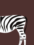 Poster: Half zebra, av LIWE