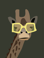 Poster: Giraf goggle, av LIWE