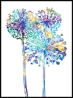 Poster: Allium Blue, av GaboDesign