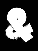 Poster: Ampersand, svart, av Fia Lotta Jansson Design