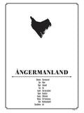 Poster: Ångermanland, av Caro-lines