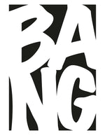 Poster: Bang, av Paperago