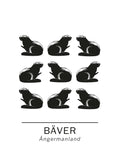 Poster: Bäver ångermanlands landskapsdjur, av Paperago