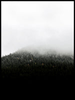 Poster: Bergstopp i dimma, av EMELIEmaria