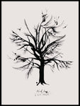 Poster: Bird Tree, av Toril Bækmark