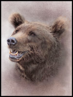 Poster: Björnen Lycklig, av Lena Svalfors Hedin