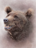 Poster: Björnen Lycklig, av Lena Svalfors Hedin