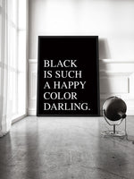 Poster: Black, av Anna Mendivil / Gypsysoul
