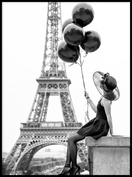Poster: Black Balloons, av Magdalena Martin Photography