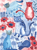 Poster: Blommiga katter, av Utgångna produkter