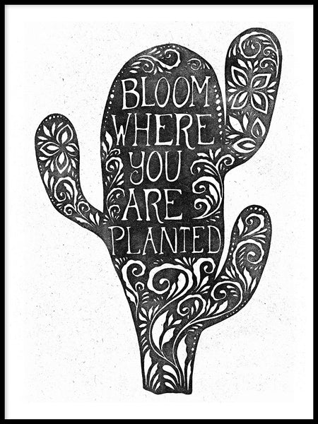 Poster: Bloom, av Sofie Rolfsdotter