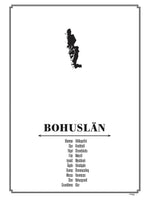Poster: Bohuslän, av Caro-lines
