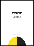 Poster: Borussia Dortmund Echte Liebe, av Tim Hansson