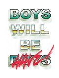 Poster: Boys will be, av Ateljé Enström