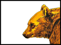 Poster: Brown Bear, av Stefanie Jegerings