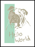 Poster: Bulldog, av LIWE
