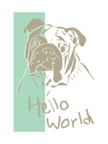Poster: Bulldog, av LIWE