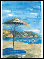 Poster: Burriana beach Nerja, av Utgångna produkter