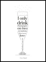 Poster: Champagne, av GaboDesign