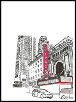 Poster: Chicagoteatern, av Utgångna produkter