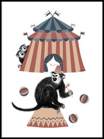 Poster: Cirkus, av Magdalena Svensson