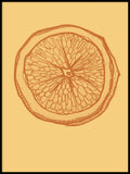 Poster: Citron orange, av Fia-Maria
