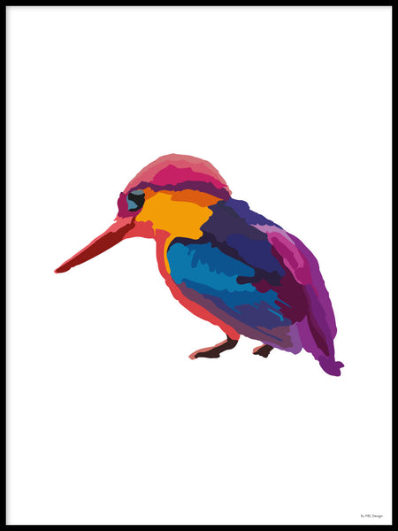 Poster: Colorful Birds #38, av PIEL Design