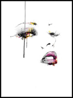 Poster: Colorful Face, av Lotta Larsdotter