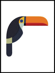 Poster: Colorful Birds #10, av Utgångna produkter
