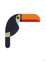 Poster: Colorful Birds #10, av Utgångna produkter
