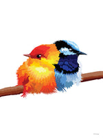 Poster: Colorful Birds #16, av PIEL Design