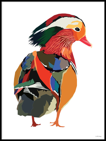 Poster: Colorful Birds #49, av PIEL Design