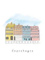 Poster: Copenhagen - Nyhavn, av Forma Nova
