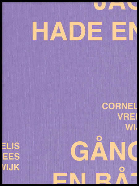 Poster: Cornelis V, av Estelle Graf