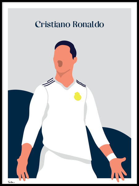 Poster: Cristiano Ronaldo, av Tim Hansson