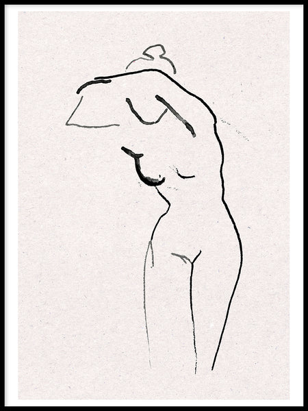 Poster: Curves, av Cora konst & illustration