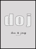 Poster: D o J, av Utgångna produkter