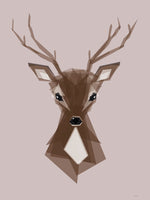Poster: Deer Pink, av ANNABOYE