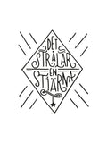 Poster: Det strålar en stjärna, av Fia Lotta Jansson Design