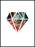Poster: Diamond, sunset, av LIWE