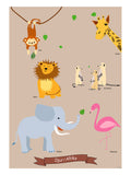 Poster: Djur i Afrika, av Utgångna produkter